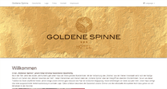 Desktop Screenshot of goldenespinne.at
